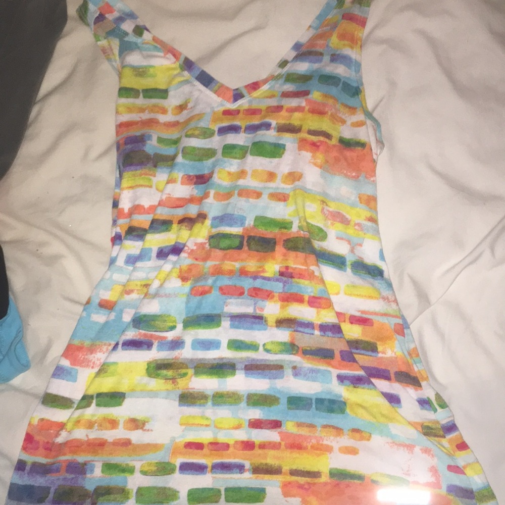 RAINBOW SAUCONY TANK TOP